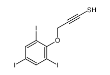 3-(2,4,6-triiodophenoxy)prop-1-yne-1-thiol结构式
