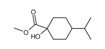 1-Methoxycarbonyl-4-isopropylcyclohexanol Structure