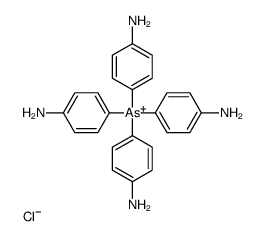 tetrakis(4-aminophenyl)arsanium,chloride Structure