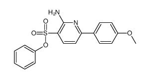 phenyl 2-amino-6-(4-methoxyphenyl)pyridine-3-sulfonate Structure