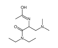 2-acetamido-3-(dimethylamino)-N,N-diethylpropanamide Structure