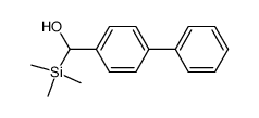 (+/-)-1-(biphenyl-4-yl)-1-(trimethylsilyl)methanol Structure
