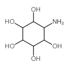 D-myo-Inositol,1-amino-1-deoxy- (9CI) Structure