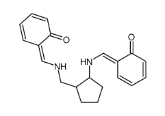 o-[[[[2-[[(2-hydroxyphenyl)methylene]amino]cyclopentyl]methyl]imino]methyl]phenol Structure