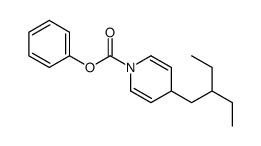 phenyl 4-(2-ethylbutyl)-4H-pyridine-1-carboxylate结构式