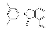 7-amino-2-(3,5-dimethylphenyl)-3H-isoindol-1-one Structure
