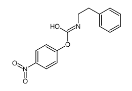 (4-nitrophenyl) N-(2-phenylethyl)carbamate结构式