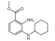 methyl 2-amino-3-(cyclohexylamino)benzoate Structure