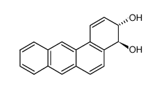 (3S)-3,4-Dihydrobenzo[a]anthracene-3α,4β-diol结构式