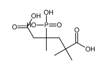 2,2,4-trimethyl-4-phosphonohexanedioic acid结构式