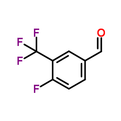 4-氟-3-三氟甲基苯甲醛结构式