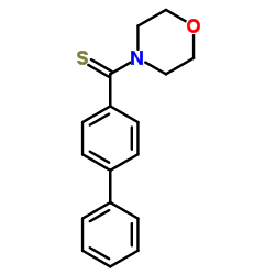 4-Biphenylyl(4-morpholinyl)methanethione Structure