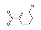 3-bromo-1-nitrocyclohex-1-ene结构式
