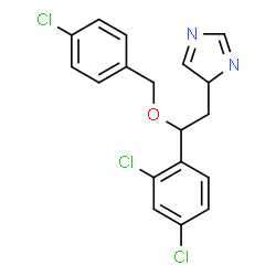 ()-1-[2-[(4-chlorophenyl)methoxy]-2-(2,4-dichlorophenyl)ethyl]-1H-imidazole结构式