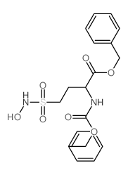 benzyl 4-(hydroxysulfamoyl)-2-phenylmethoxycarbonylamino-butanoate结构式