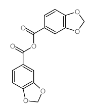 1,3-benzodioxole-5-carbonyl 1,3-benzodioxole-5-carboxylate Structure