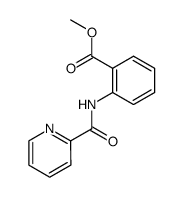 methyl 2-[(pyridinecarbonyl)amino]benzoate Structure