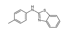 N-(对甲苯基)苯并[d]噻唑-2-胺结构式