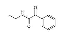 N-乙基-2-氧亚基-2-苯基乙酰胺结构式