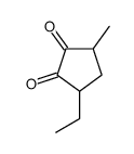 3-ethyl-5-methylcyclopentane-1,2-dione Structure