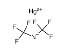 bis{bis(trifluoromethyl)amino} mercury Structure