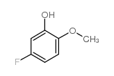 5-氟-2-甲氧基苯酚结构式