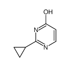 2-环丙基嘧啶-4-醇结构式