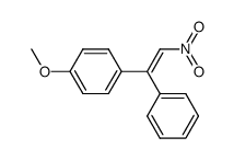 1-methoxy-4-(2-nitro-1-phenylvinyl)benzene结构式