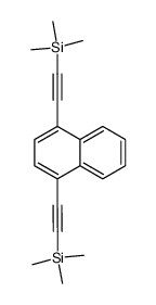 1,4-bis(trimethylsilyl(ethynyl))naphthalene Structure