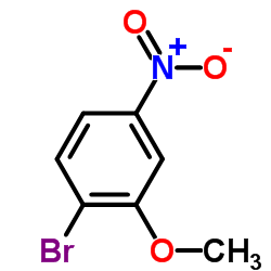 2-溴-5-硝基苯甲醚结构式