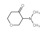 3-(二甲基氨基)四氢-4H-吡喃-4-酮结构式