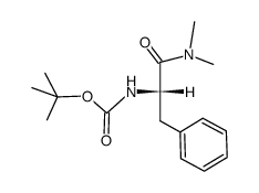boc-L-Phe-dimethylamide Structure
