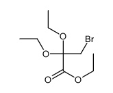 3-Bromo-2,2-diethoxy-propanoic Acid Ethyl Ester structure