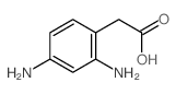 2-(2,4-diaminophenyl)acetic acid结构式