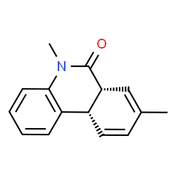6(5H)-Phenanthridinone,6a,10a-dihydro-5,8-dimethyl-,(6aR,10aS)-rel-(9CI)结构式