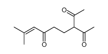 3-acetyl-8-methyl-non-7-ene-2,6-dione结构式