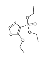 (5-Ethoxy-4-oxazolyl)phosphonsaeure-diethylester Structure