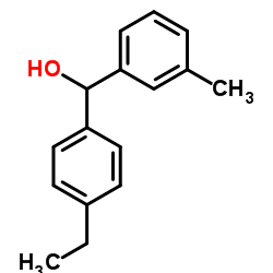 4-ETHYL-3'-METHYLBENZHYDROL结构式