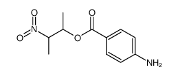 4-amino-benzoic acid-(1-methyl-2-nitro-propyl ester)结构式