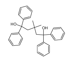 3,3-Dimethyl-1,1,5,5-tetraphenyl-1,5-pentanediol结构式