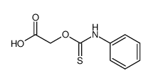 phenylthiocarbamoyloxy-acetic acid结构式