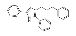 2,5-diphenyl-3-(3-phenylpropyl)-1H-pyrrole Structure
