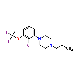 Piperazine, 1-[2-chloro-3-(trifluoromethoxy)phenyl]-4-propyl-结构式