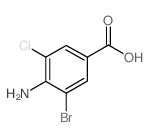 4-Amino-3-bromo-5-chlorobenzoicacid结构式