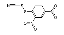 cyano-(2,4-dinitro-phenyl)-disulfane结构式