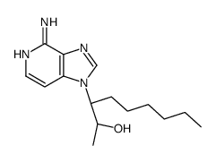 9-(2-hydroxy-3-nonyl)-3-deazaadenine Structure