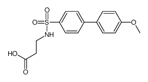 N-(4'-Methoxy-4-biphenylylsulfonyl)-beta-alanine picture