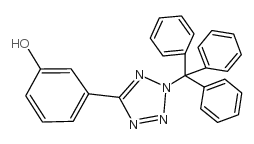3-(2-三甲基-2H-四唑-5-基)-苯酚结构式