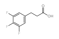 3-(3,4,5-三氟苯基)丙酸结构式