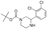 1-BOC-3-(2,3-二氯苯基)哌嗪结构式